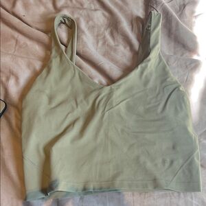 lululemon athletica Green Crop Top